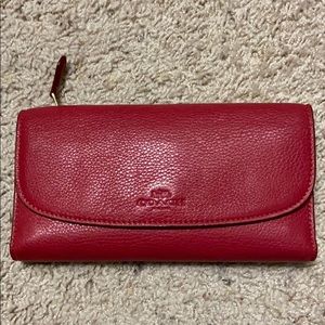 Red Coach wallet